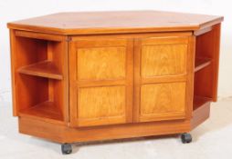 20TH CENTURY NATHAN SQUARES TEAK TELEVISION UNIT