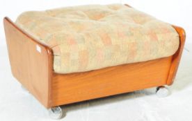 BRITISH MODERN DESIGN - RETRO MID CENTURY FOOTSTOOL