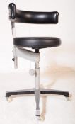 TAN SAD FURNITURE - MID CENTURY DENTISTS SWIVEL CHAIR