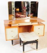 G PLAN - MID 20TH CENTURY CHINA WHITE DRESSING TABLE