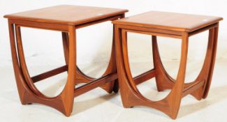 G-PLAN - FRESCO - TWO MID CENTURY NEST OF GRADUATING TABLES