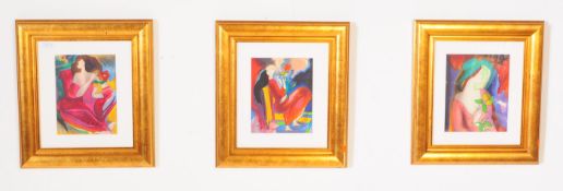 LINDA LE KINFF - THREE LIMITED EDITION SERIGRAPH PRINTS