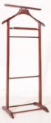 VINTAGE 20TH CENTURY MAHOGANY GENTLEMEN'S VALET STAND