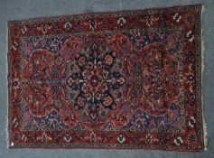 EARLY 20TH CENTURY PERSIAN ISLAMIC BAKHTIARI FLOOR RUG