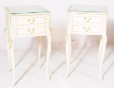 OLYMPUS - PAIR OF LOUIS XVI REVIVAL BEDSIDES
