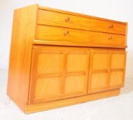 NATHAN FURNITURE - SQUARES RANGE - MID CENTURY TEAK CABINET