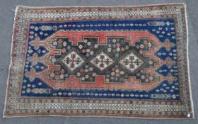 EARLY 20TH CENTURY PERSIAN ISLAMIC BIDJAR FLOOR RUG