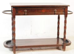 EARLY 20TH CENTURY OAK HALL TABLE