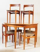 NATHAN FURNITURE - A MID CENTURY TEAK DINING TABLE & CHAIRS