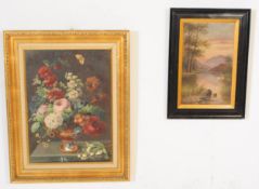 AFTER MARTIN FROMHOLD - A STILE LIFE OLEOGRAPH OF FLOWERS