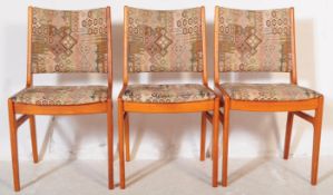 DANISH MODERN DESIGN - SET OF 6 D-SCAN TEAK DINING CHAIRS