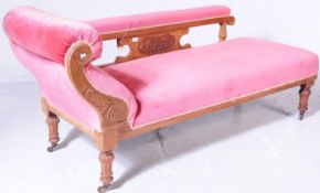 19TH CENTURY ART NOUVEAU CHAISE LOUNGE
