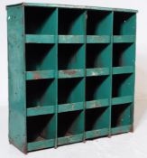 VINTAGE 20TH CENTURY INDUSTRIAL METAL SHELVING UNIT
