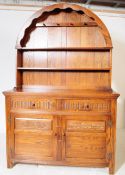LATE 20TH CENTURY OAK JACOBEAN REVIVAL DRESSER