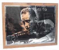 CONTEMPORARY WALL HANGING MIRROR DEPICTING JAMES CAGNEY