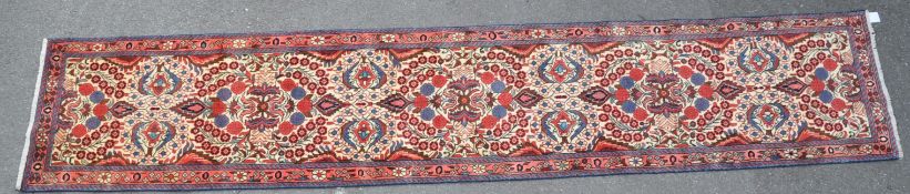 NORTH WEST PERSIAN RUDBAR CITY RUNNER RUG