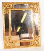 CONTEMPORARY LARGE GILT HANGING WALL MIRROR