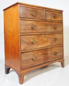 GEORGE III OAK CHEST OF DRAWERS