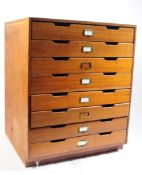 BRITISH MODERN DESIGN - RETRO MID CENTURY TEAK PLAN CHEST
