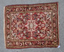 VINTAGE 20TH CENTURY PERSIAN ISLAMIC CARPET FLOOR RUG