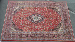 LARGE CENTRAL PERSIAN KASHAN CARPET