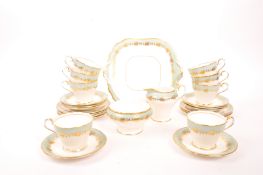 AYNSLEY - 20TH CENTURY PORCELAIN CHINA TEA SERVICE