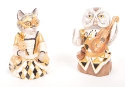 BRONTE - TWO LIMITED EDITION CANDLE SNUFFERS THE OWL & PUSSYCAT