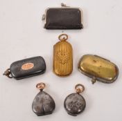 COLLECTION OF EARLY 20TH CENTURY SOVEREIGN CASE HOLDERS