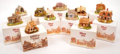 LILLIPUT LANE - COLLECTION OF ELEVEN SMALL MODEL COTTAGES