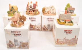 LILLIPUT LANE - COLLECTION OF SIX COTTAGE MODELS BOXED
