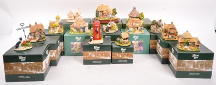 LILLIPUT LANE - COLLECTION OF FOURTEEN MODEL COTTAGE FIGURES