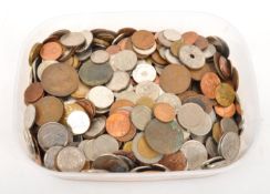 LARGE COLLECTION OF FOREIGN CURRENCY COINS