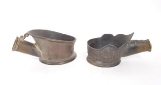 TWO 19TH CENTURY BRONZE BURMESE CLOTHING IRONS
