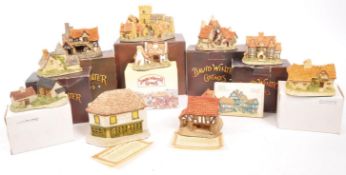 DAVID WINTER - COLLECTION OF MODEL COTTAGES