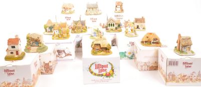 LILLIPUT LANE - COLLECTION OF FIFTEEN SMALL MODEL COTTAGES