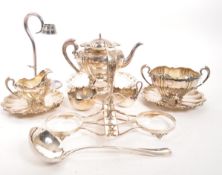 COLLECTION OF EARLY 20TH CENTURY SILVER PLATE ITEMS