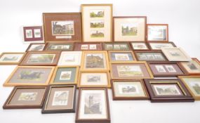 JACK GRUNWELL - LOCAL ARTIST - COLLECTION OF MINIATURE ORIGINALS