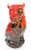 ROYAL DOULTON - LARGE FLAMBE VEINED OWL FIGURE