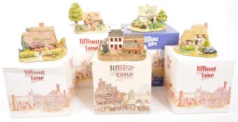 LILLIPUT LANE - COLLECTION OF FIVE MODEL COTTAGES