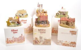 LILLIPUT LANE - COLLECTION OF SIX MODEL COTTAGES BOXED