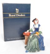ROYAL DOULTON - CATHERINE OF ARAGON - PORCELAIN LADY STATUE