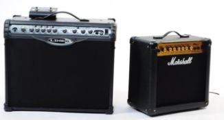 MARSHALL & LINE SIX - TWO CONTEMPORARY GUITAR AMPLIFIERS