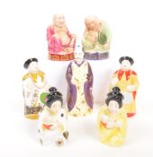 ROYAL WORCESTER - COLLECTION OF SEVEN CANDLE SNUFFERS