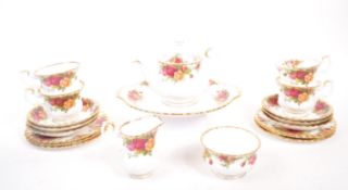 ROYAL ALBERT - OLD COUNTRY ROSES PART TEA SERVICE