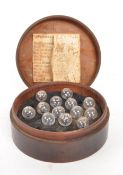 B. BOMBELLI - EARLY 19TH CENTURY HYDROSTATIC BALLS IN CASE