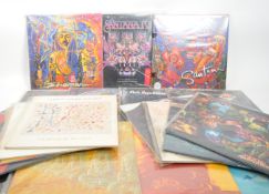 CARLOS SANTANA - COLLECTION OF 20TH CENTURY VINYL LP RECORDS