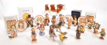 W. GOEBEL FOR HUMMEL - COLLECTION OF ANIMAL & CHILD FIGURES