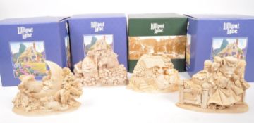 LILLIPUT LANE - COLLECTION OF FOUR COTTAGE MODELS
