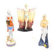 ROYAL DOULTON / KEVIN FRANCIS CERAMICS - THREE FIGURES