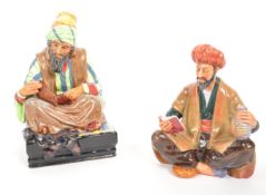 ROYAL DOULTON - TWO FIGURES - COBBLER & OMAR KHAYYAM